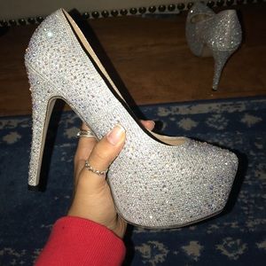 “Eye Candie” Complete Diamond Studded Heels
